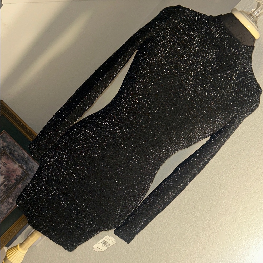 Xtraordinary Black and Silver Sparkle Dress